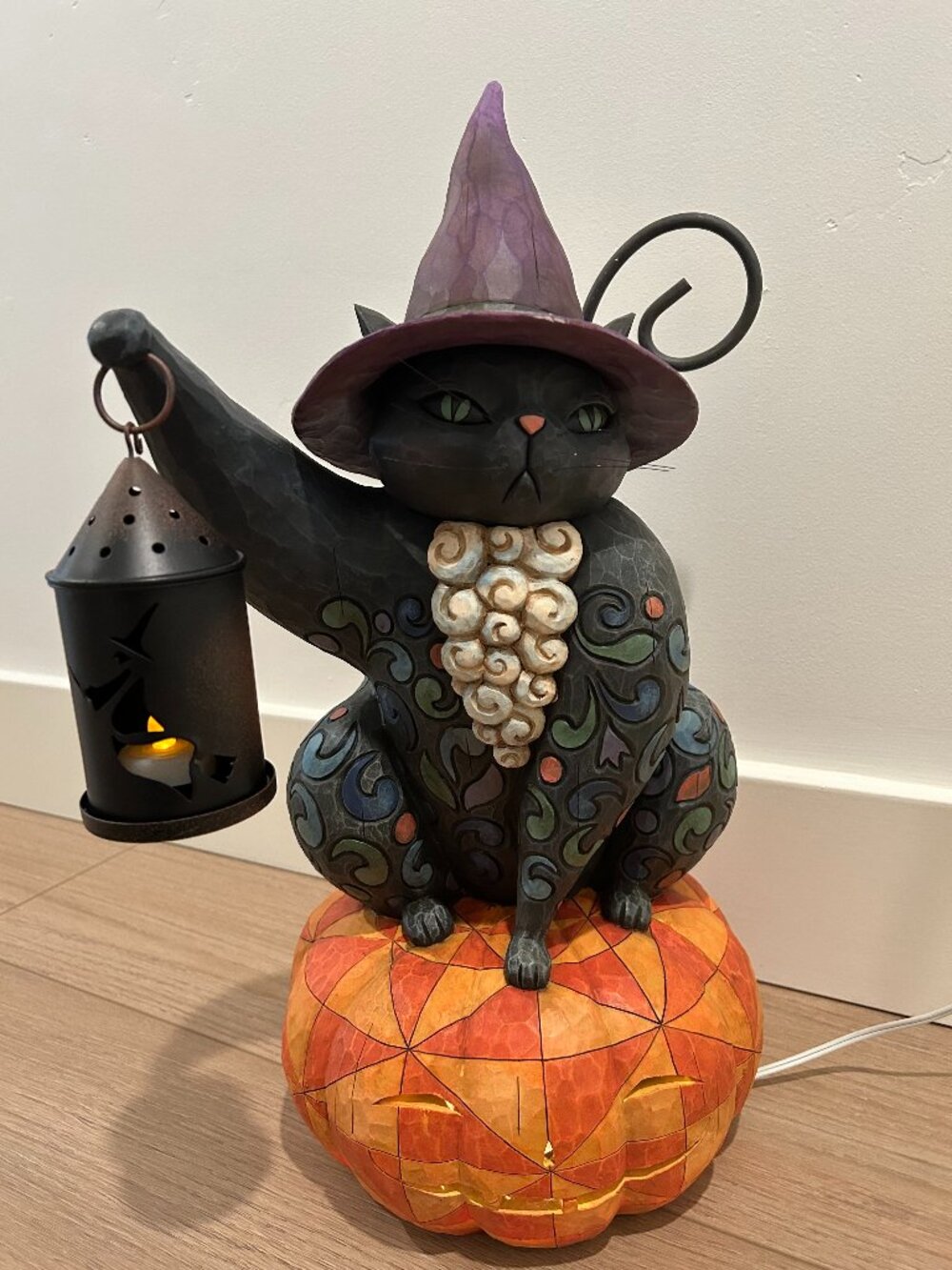 Jim Shore Halloween Cat - RARE - Picture 1 of 5